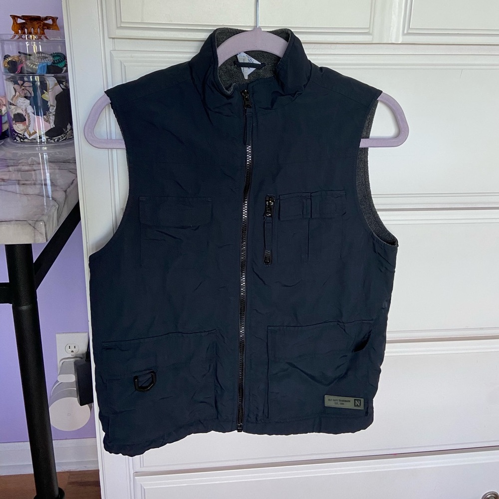 Old Navy fleece lined vest
